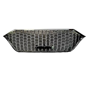 car saaz benz style front grill compatible with bolero type 32011-2019 silver