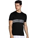 Mens Round Neck T-Shirt for Workout and