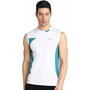 Mens Sleeveless Sando Round Neck Running Tshirt