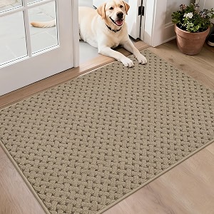 BEQHAUSE Dirt Trapper Door Mat Non-Slip Entryway
