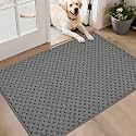 BEQHAUSE Dirt Trapper Door Mat Non-Slip Entryway