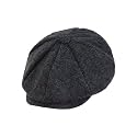 FABLOFT® Beret Hat for Men Women | Casual Golf Painter Artist Hat | Outdoor Fishing Hiking Beach Wear | Stylish Spring Newsboy Flat Cap Dark Grey