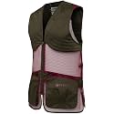 Beretta Unisex Full Mesh Shooting Vest - Breathable Lightweight Competition Vest with Cartridge Pockets &amp; Comfortable Fit