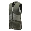 Beretta Unisex Full Mesh Shooting Vest - Breathable Lightweight Competition Vest with Cartridge Pockets &amp; Comfortable Fit
