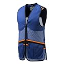 Beretta Unisex Full Mesh Shooting Vest - Breathable Lightweight Competition Vest with Cartridge Pockets &amp; Comfortable Fit