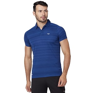 berge Mens Polyester Dry Fit Collar Wave