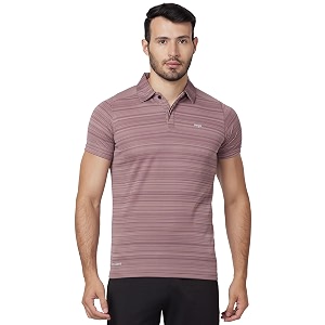 berge Mens Polyester Dry Fit Collar Wave