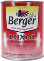 Berger Luxol Hi Gloss Cherry Enamel Wall Paint (1 L)