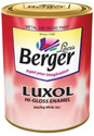 Berger Luxol Hi Gloss Dazzling White Enamel Wall Paint (1 L)