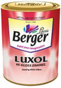 Berger Luxol Hi Gloss Dazzling White Enamel Wall Paint (500 ml)