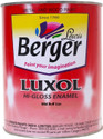 Berger Luxol Hi Gloss Mid Buff Enamel Wall Paint (1 L)
