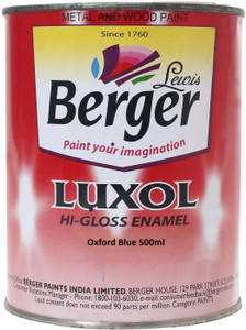 berger luxol hi gloss oxford blue enamel wall paint 500 ml