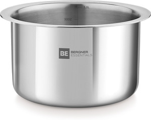 bergner be bergner essentials triply induction bottom topebhagonapatila 1 l capacity 14 cm diameter
