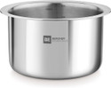BERGNER BE Bergner Essentials Triply Induction Bottom Tope/Bhagona/Patila 4.8 L capacity 22 cm diameter (Triply, Stainless Steel, Induction Bottom)