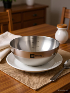 bergner essentials triply stainless steel induction bottom tasra  tasla 4 l capacity 28 cm diameter triply induction bottom