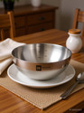 BERGNER Essentials Triply Stainless Steel Induction Bottom Tasra / Tasla 4 L capacity 28 cm diameter (Triply, Induction Bottom)