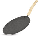BERGNER Earth Black Non-Stick Induction Bottom Tawa 26 cm diameter (Aluminium, Non-stick, Induction Bottom)