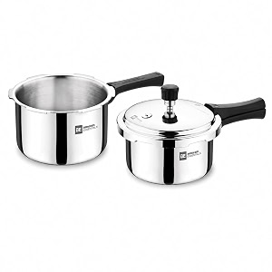 Bergner BE Essentials Triply Pressure Cooker Combo