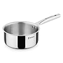 TriPro Triply Stainless Steel 18cm (2L) Saucepan/Milkpan, Flared Rim, Ergonomic Handle with Excellent Grip, Even and Fast Heating, Mirror Finish, Easy to Clean - Induction and Gas Stove Ready
