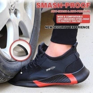 Berkins Steel Toe Synthetic Leather Safety Shoe