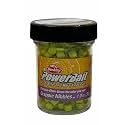 Berkley PowerBait Chroma-Glow Crappie Nibbles, 1-Pack, 1 oz Jar, Glow Chartreuse