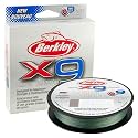 Berkley x9 Braided Fishing Line, 65lb Break Strength, 164 yd, Low-Vis Green Color, Filler Spool, 1 Ct