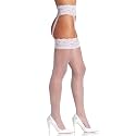 Berkshire 4909 Women's Lace Garter Stockings – 20 Denier Sheer Thigh High Hosiery with Stretch Lace Waist &amp; Sandalfoot Toe