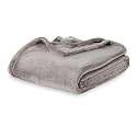 Berkshire Blanket Classic VelvetLoft® Solid Bed Blanket,King Size Bed Blanket,Lightweight Soft Fuzzy Plush Blanket for Bed and Couch,Charcoal Gray,90x108 Inches