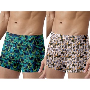 Regular Fit Printed Trunks for Men Pack