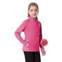 beroy Girls Fleece Long Sleeve Shirts Half Zip Equestrain Shirt Thermal Kids Horse Riding Shirts Thumbhole Pockets