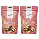 Berries And Nuts Premium Jumbo Brazil Nuts 400 Grams | Selenium Rich | 2 Pack of 200 Grams