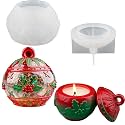 Berry Christmas Jar Resin Mold, Silicone Ornaments Molds for Epoxy Resin