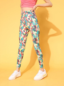 berrylush printed women multicolor tights