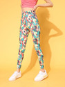 Berrylush Printed Women Multicolor Tights