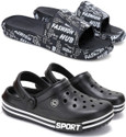 BERSACHE Men Slides (Multicolor , 10)