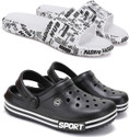 BERSACHE Men Slides (Multicolor , 6)