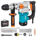 Berserker 1-1/8" SDS-Plus Rotary Hammer Drill with 1/2" Keyless Adapter