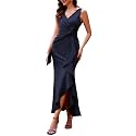 BeryLove Formal Wedding Guest Evening Midi Ruffle