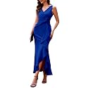 BeryLove Formal Wedding Guest Evening Midi Ruffle