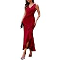 BeryLove Formal Wedding Guest Evening Midi Ruffle