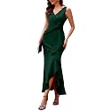 BeryLove Formal Wedding Guest Evening Midi Ruffle