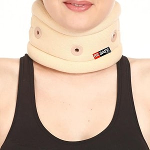 besafe forever adjustable cervical collar soft for neck pain relief amp spine stability support orthopedic belt skin medium