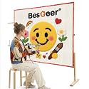 BESGEER 78.7"x59" Large Wooden Tufting Frame for DIY Rug Making