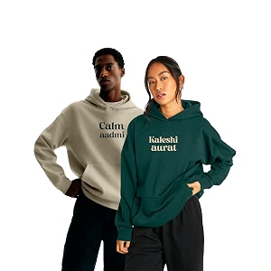 Besick Cotton Warm Hooded Neck Pullover Calm