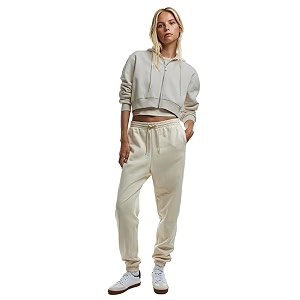 Besick Premium Cotton Cropped Zip Up Relaxed