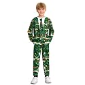 BesserBay Boys Funny Ugly Christmas 2 Piece Set with Graphic Sweatshirt and Pants 4-14 Years