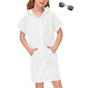 BesserBay Boys Girls Swim Cover Up Terry Cloth Swimwear