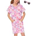 BesserBay Boys Girls Swim Cover Up Terry Cloth Swimwear