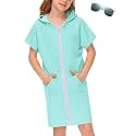 BesserBay Boys Girls Swim Cover Up Terry Cloth Swimwear