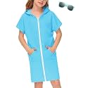 BesserBay Boys Girls Swim Cover Up Terry Cloth Swimwear